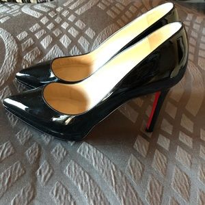 Christian Louboutin Plato Pointy Toe Platform Pump